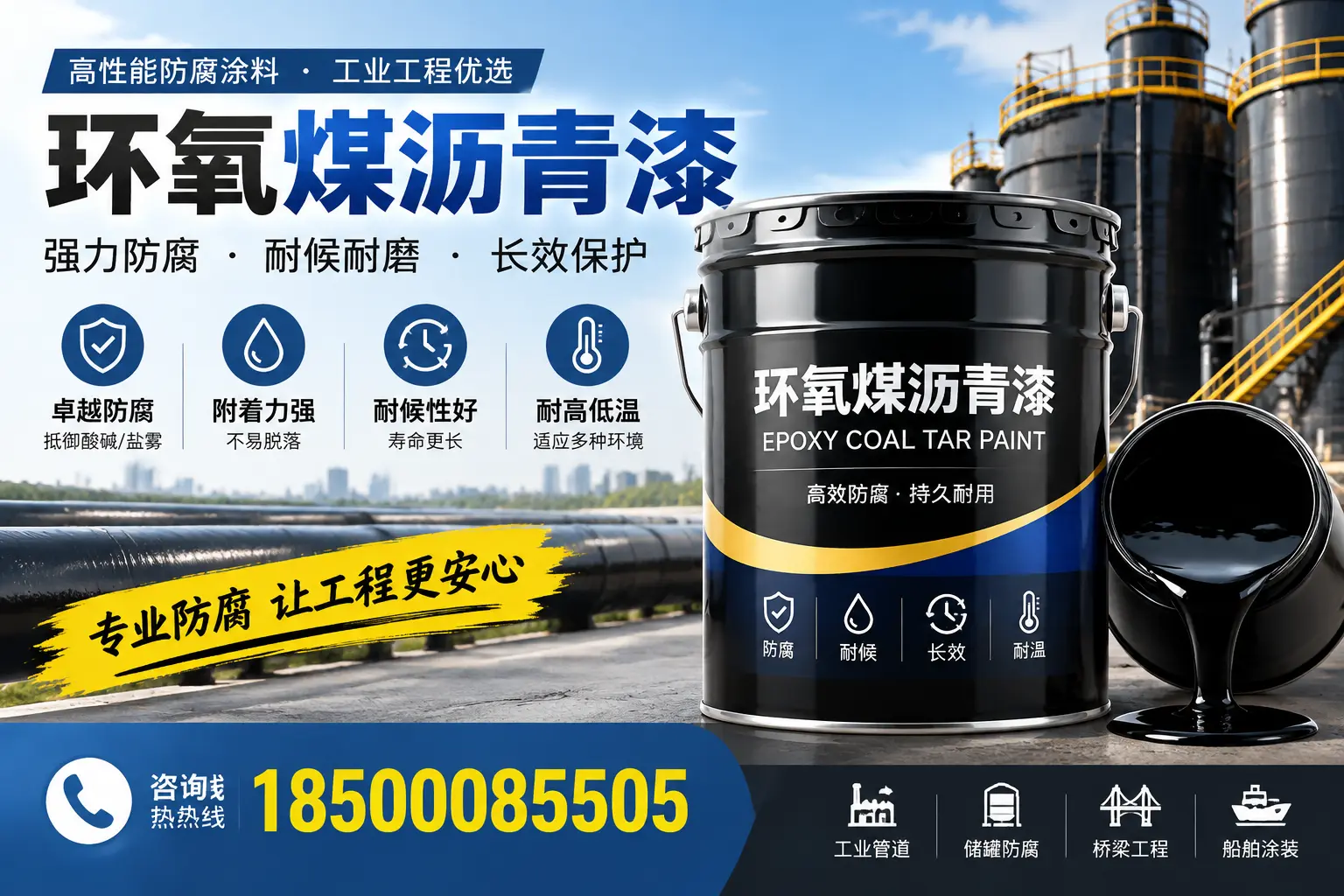 环氧煤沥青漆的施工方法与注意事项，确保在济源顺利完成